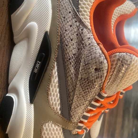 Dior snake skin orange addition sneakers - Picture 6 of 7